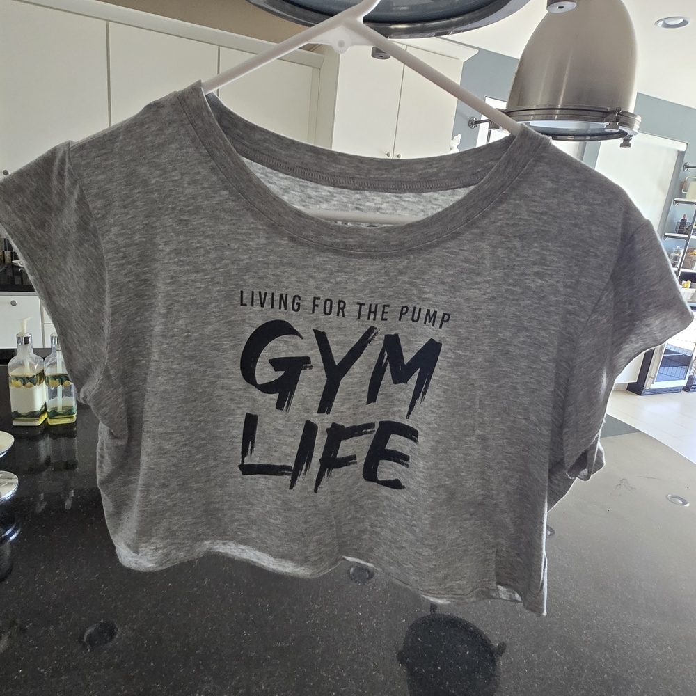 Bombshell Sportswear Heather Gray Top